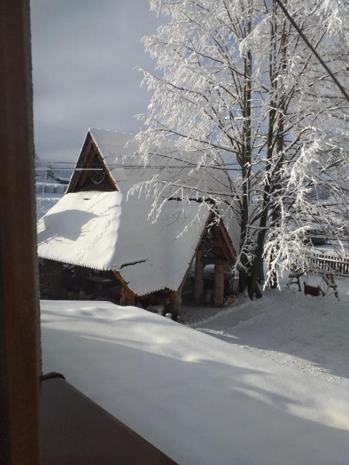 Goralski Domek Z Kominkiem - Highlander Wooden House Murzasichle Bagian luar foto