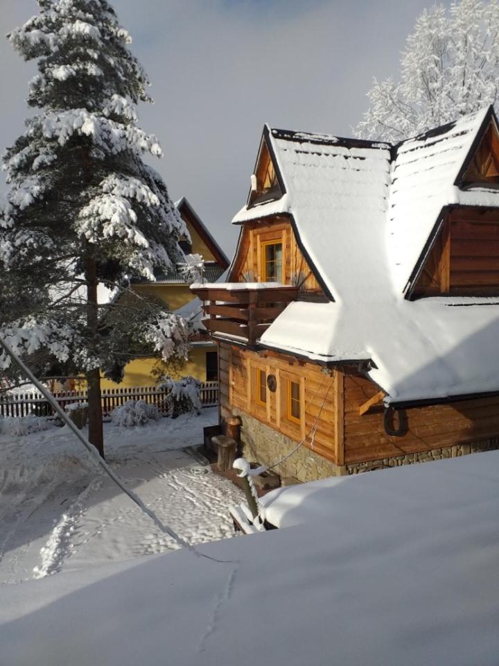 Goralski Domek Z Kominkiem - Highlander Wooden House Murzasichle Bagian luar foto